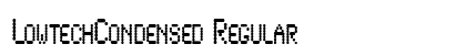 LowtechCondensed Regular Preview