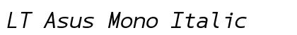 LT Asus Mono Italic Preview