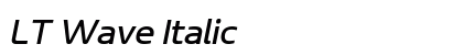 LT Wave Italic Preview