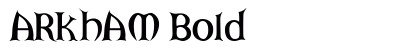 ARKHAM Bold preview