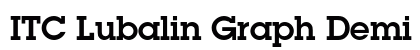 ITC Lubalin Graph Demi Preview