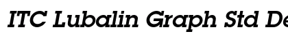 ITC Lubalin Graph Std Demi Oblique Preview