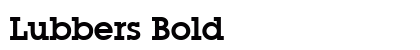 Lubbers Bold preview