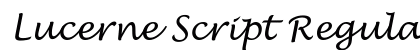 Lucerne Script Regular preview