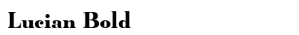 Lucian Bold preview