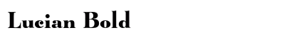 Lucian Bold preview