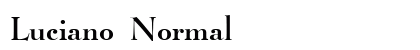 Luciano Normal preview