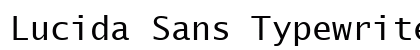Lucida Sans Typewriter Regular Preview