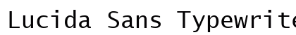 Lucida Sans Typewriter Regular Preview