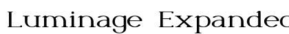 Luminage Expanded Bold Preview