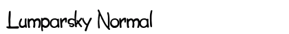 Lumparsky Normal Font