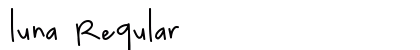 luna Regular Font