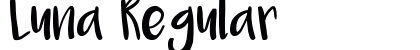 Luna Regular Font