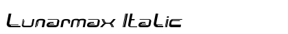 Lunarmax Italic Preview
