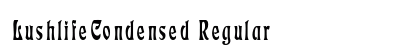 LushlifeCondensed Regular Font