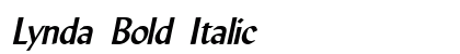 Lynda Bold Italic Font