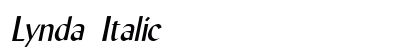 Lynda Italic Font