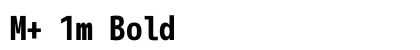 M+ 1m Bold preview