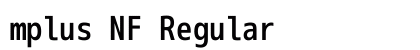 mplus NF Regular preview
