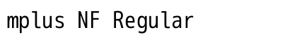 mplus NF Regular preview