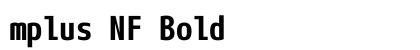 mplus NF Bold Preview