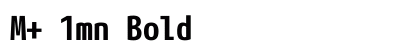 M+ 1mn Bold preview
