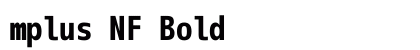 mplus NF Bold Preview