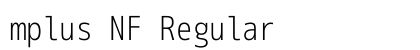 mplus NF Regular preview