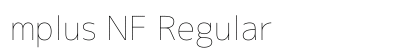 mplus NF Regular Preview