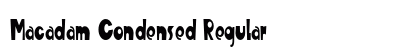 Macadam Condensed Regular Preview