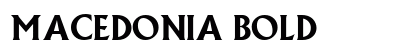 Macedonia Bold preview
