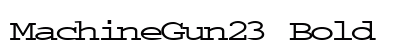 MachineGun23 Bold preview