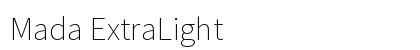 Mada ExtraLight Font