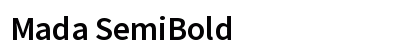 Mada SemiBold Font