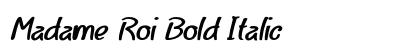 Madame Roi Bold Italic Preview