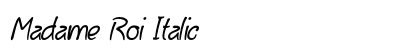Madame Roi Italic preview
