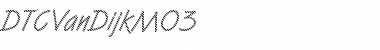 Download DTCVanDijkM03 Font