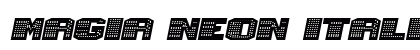 Magia Neon Italic Preview