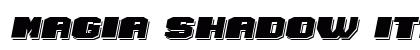 Magia Shadow Italic Preview