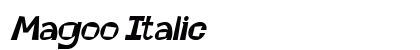Magoo Italic preview