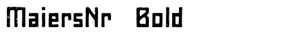 MaiersNr8 Bold preview
