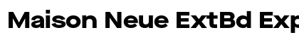 Maison Neue ExtBd Exp Bold preview