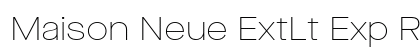 Maison Neue ExtLt Exp Regular preview
