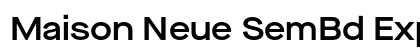 Maison Neue SemBd Exp Regular preview