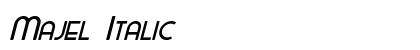 Majel Italic Preview