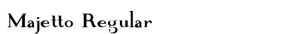 Majetto Regular preview