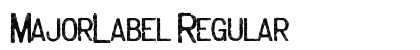 MajorLabel Regular preview