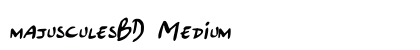 majusculesBD Medium preview