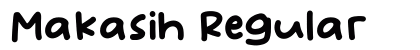 Makasih Regular preview