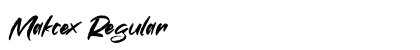 Makcex Regular preview